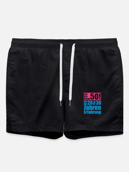 I'm not 50! - Swim Trunks - black