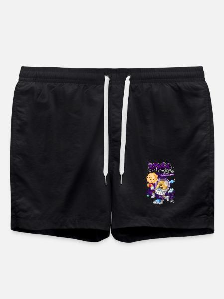 Space cake - Swim Trunks - black