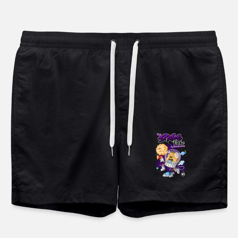 Space cake - Swim Trunks - black