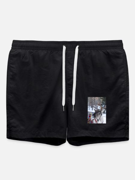 Reindeer - Swim Trunks - black
