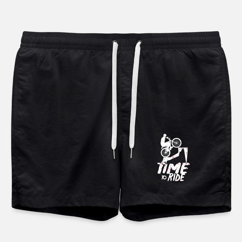Mountain bikers - Swim Trunks - black