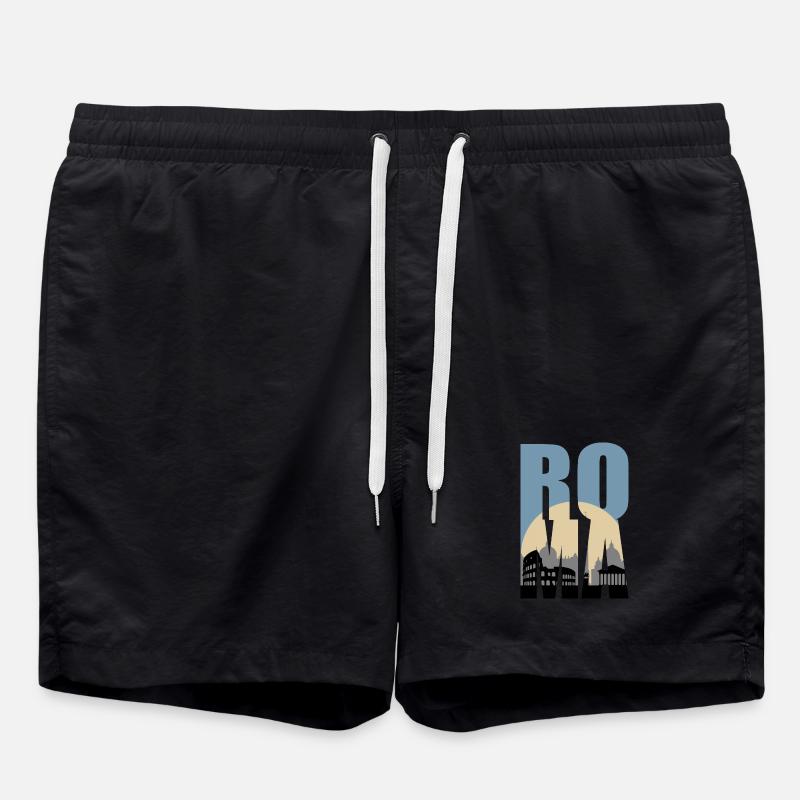 ROM - Badeshorts - Schwarz