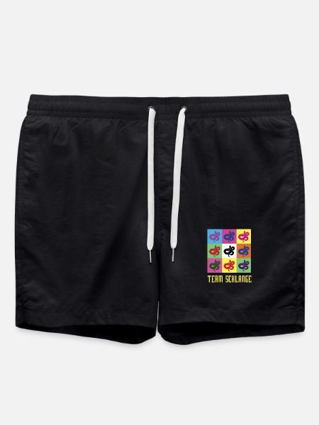 Team Schlange - Badeshorts - Schwarz