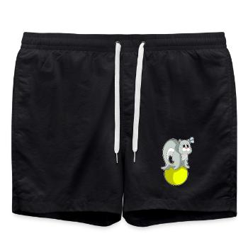 Seal Workout Gymnastics Fitness - Swim Trunks - black - Front - AI Model Male 185 light (185cm)