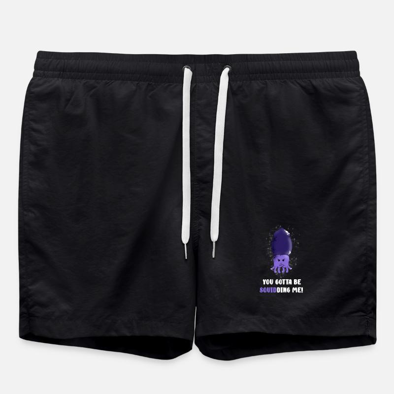 you gotta to be squidding - Swim Trunks - black