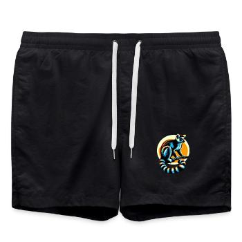 Lémurien - Short de bain - noir - Devant - AI Model Male 185 light (185cm)