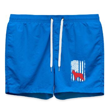 4. Juli USA Schäferhund - Badeshorts - Cobalt blue - Vorne