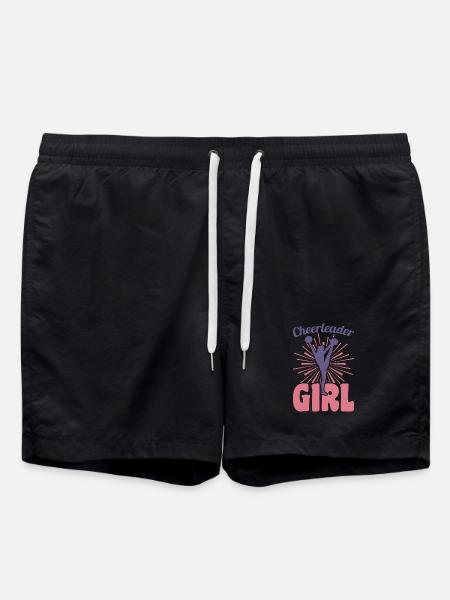 Cheerleader Mädchen - Badeshorts - Schwarz