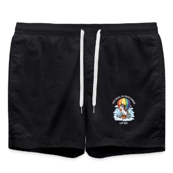 Luftikus Unicorn - Swim Trunks - black - Front - AI Model Male 185 light (185cm)