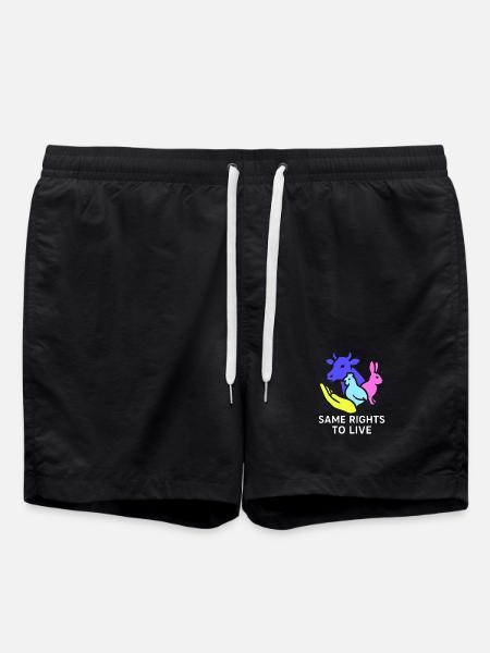 same rights to live - Swim Trunks - black