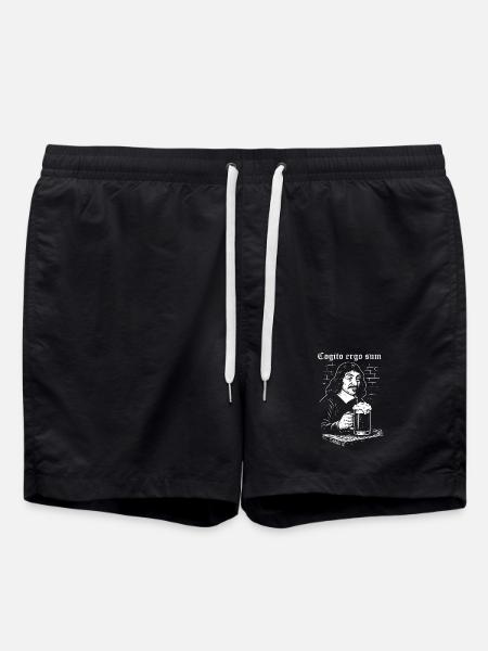 Cogito Ergo Sum - Swim Trunks - black