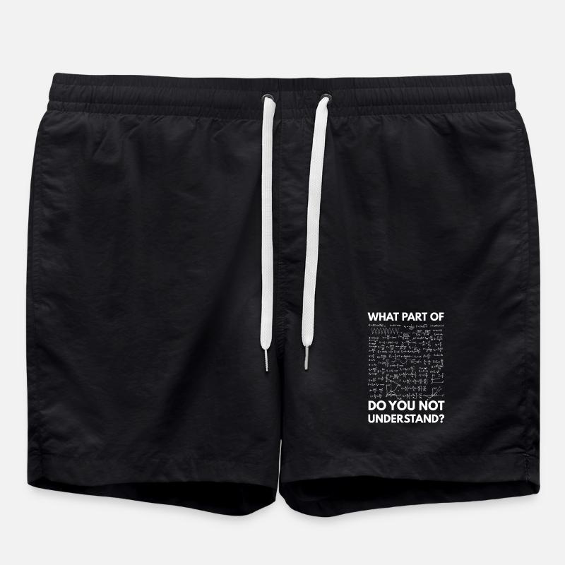 Lustiger Physiklehrer Großer Liebhaber - Badeshorts - Schwarz