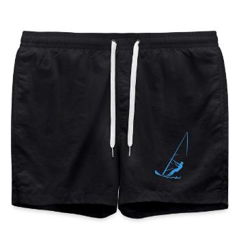 Surfer - Swim Trunks - black - Front - AI Model Male 185 light (185cm)