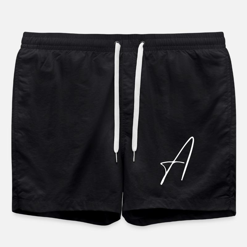 A - Short de bain - noir