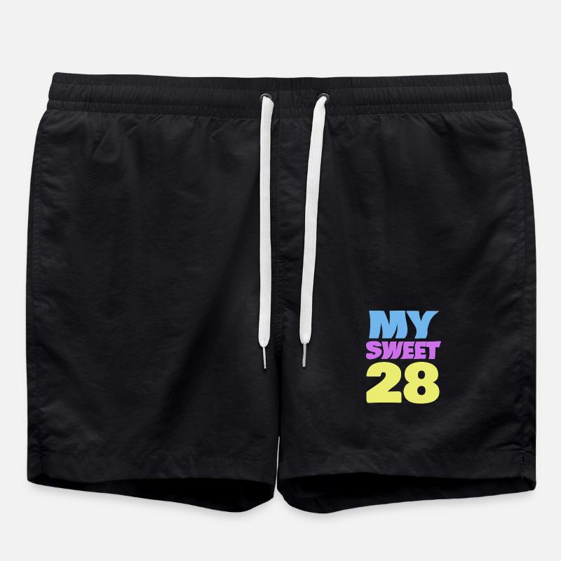 28 - Short de bain - noir