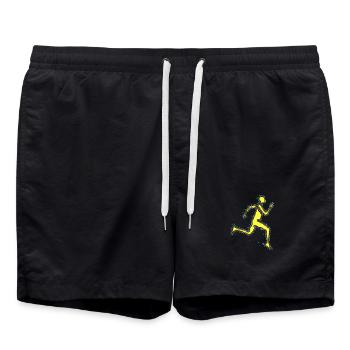 Runner électrique - Short de bain - noir - Devant - AI Model Male 185 light (185cm)