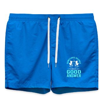 Méditation zen Bouddhisme Bouddhiste Bouddhiste Chakra - Short de bain - cobalt blue - Devant