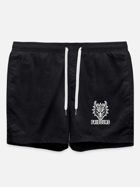 Fribourg Dragon - Badeshorts - Schwarz