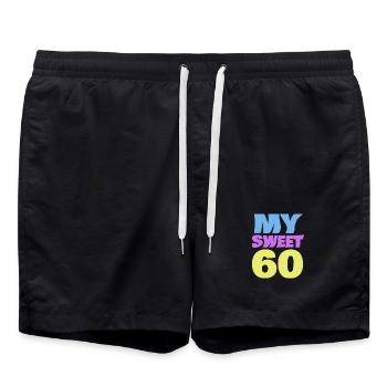 sweet 60 - Swim Trunks - black - Front - AI Model Male 185 light (185cm)