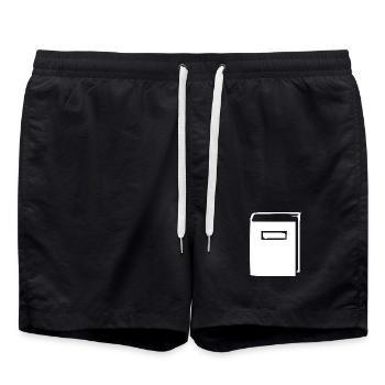 White Book - Swim Trunks - black - Front - AI Model Male 185 light (185cm)