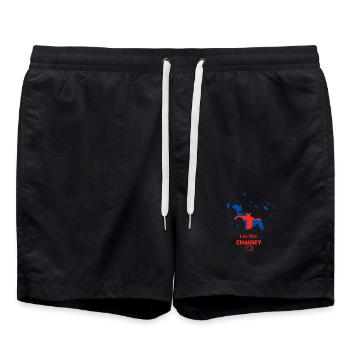  Îles Chausey - Short de bain - noir - Devant - AI Model Male 185 light (185cm)