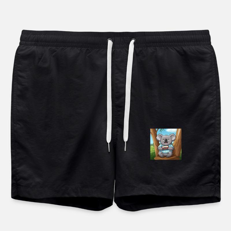 The Musical Koala - Swim Trunks - black