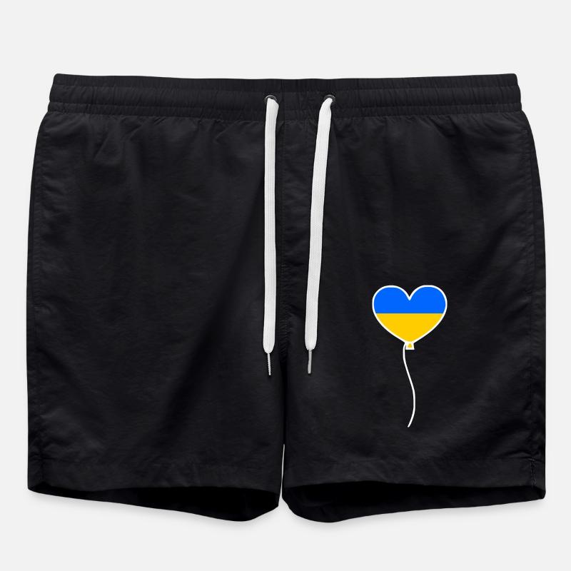 Ukraine - Swim Trunks - black