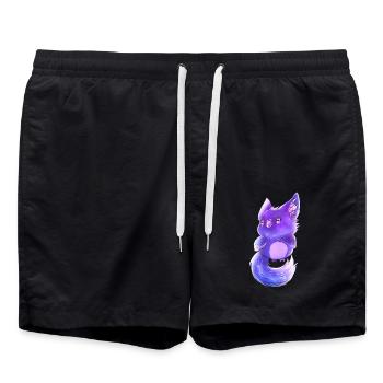 Lupifowl Galaxy Edition - Badeshorts - Schwarz - Vorne - AI Model Male 185 light (185cm)