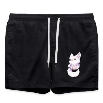 Lupifowl Winter Edition - Badeshorts - Schwarz - Vorne - AI Model Male 185 light (185cm)