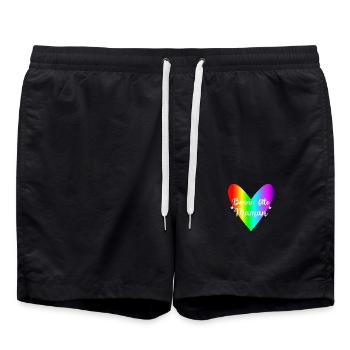BONNE FÊTE MAMAN. MAMAN. FÊTE DES MÈRES. JE T'AIME - Short de bain - noir - Devant - AI Model Male 185 light (185cm)