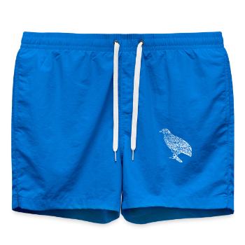 faucon pèlerin faucon oiseau prédateur faucon - Short de bain - cobalt blue - Devant
