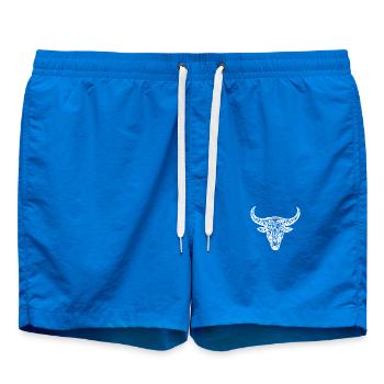 Stier Grill Logo Rinder Mythologie Style - Badeshorts - Cobalt blue - Vorne