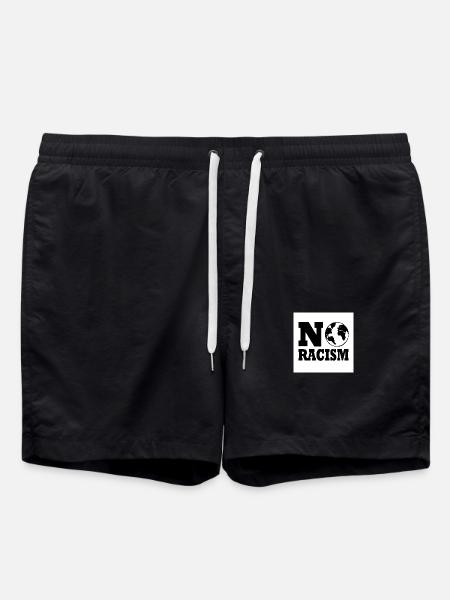 No racism - Swim Trunks - black