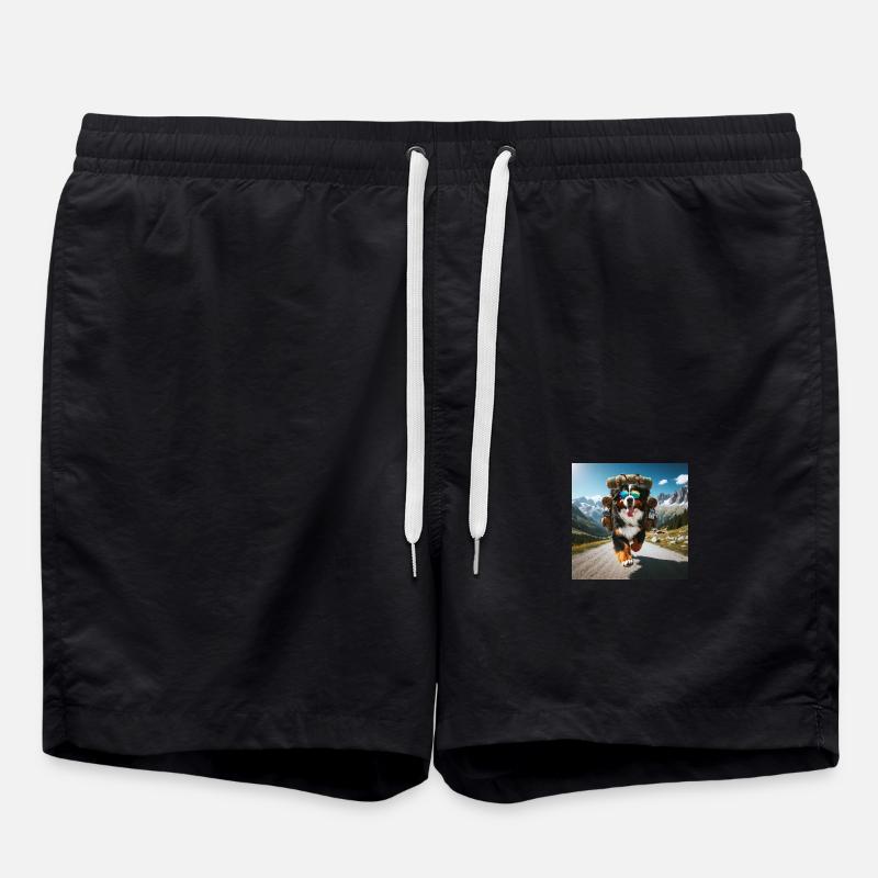 Berner Sennenhund - Badeshorts - Schwarz