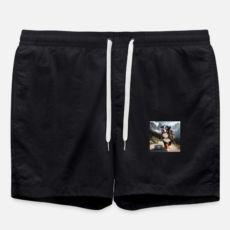 Berner Sennenhund - Badeshorts - Schwarz