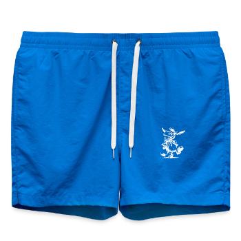 Grinsender Esel Langohr Karikatur Zeichnung - Badeshorts - Cobalt blue - Vorne