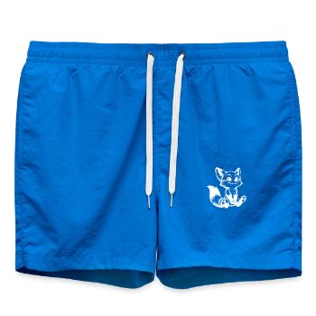 curieux renard dessin renard assis - Short de bain - cobalt blue - Devant