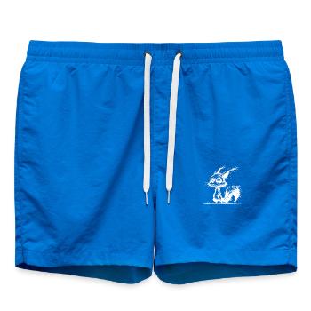 Eichhörnchen total verpennt und verschlafene Augen - Badeshorts - Cobalt blue - Vorne