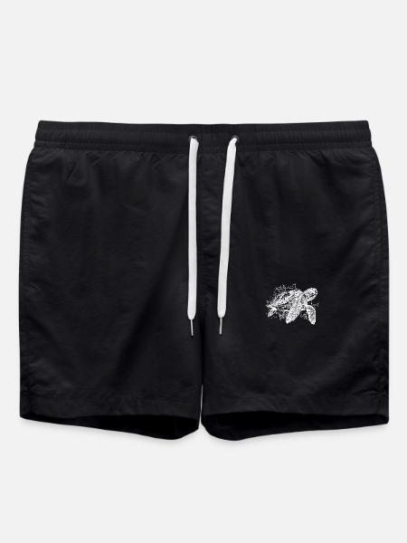 Baignade Turtle Splash pour les plongeurs - Short de bain - noir