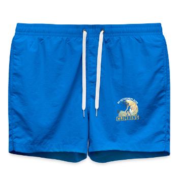 Wall climbers Rock climbing Retirement provision Climbing - Swim Trunks - cobalt blue - Front