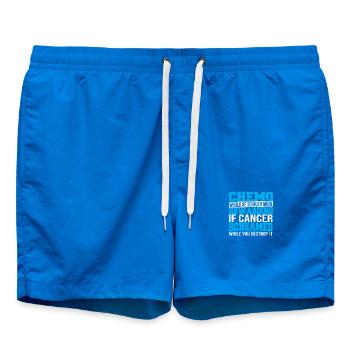 Chimiothérapie Cancer Warrior - Short de bain - cobalt blue - Devant