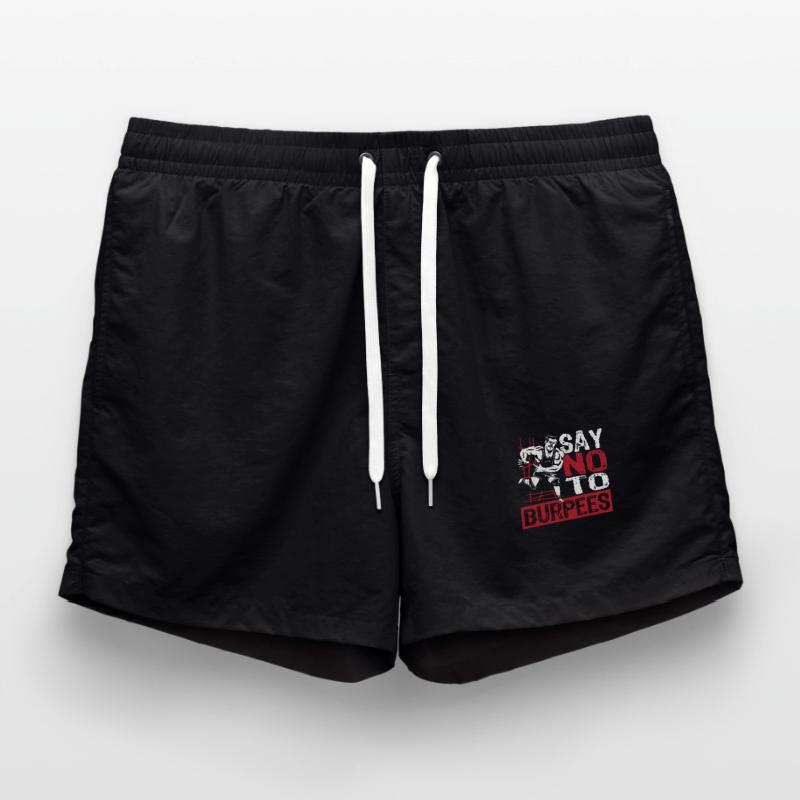 Burpees with high-intensity interval training Swim Trunks