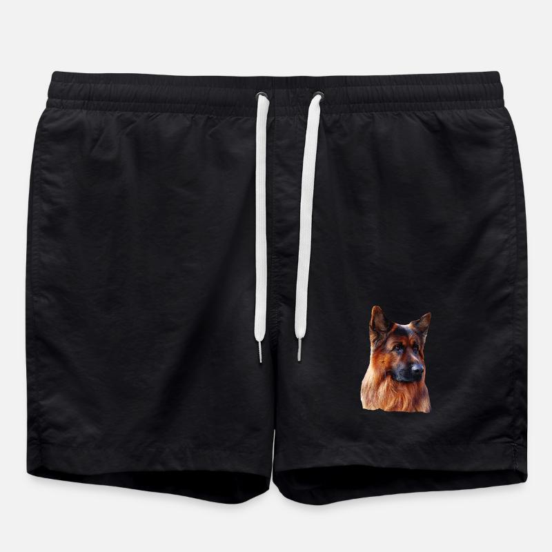 Altdeutscher Schäferhund Deutscher Schäferhund - Badeshorts - Schwarz