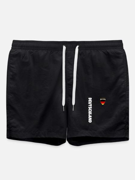 Fußball Deutschland EM 2024 Meister - Badeshorts - Schwarz