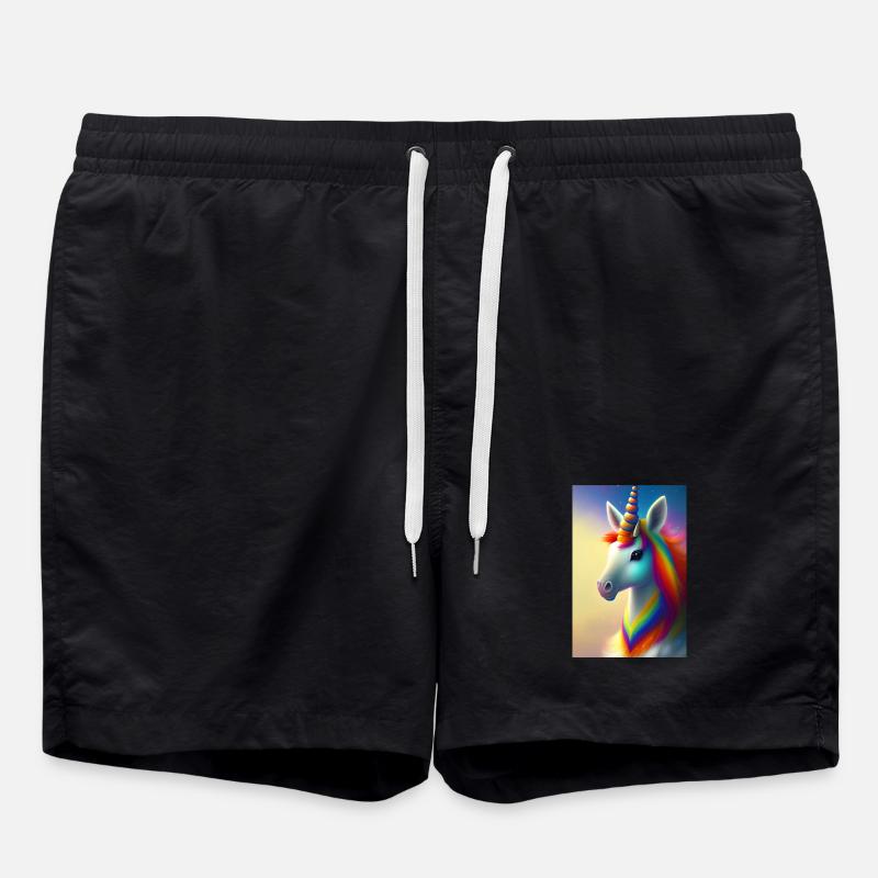 Unicorn - Swim Trunks - black