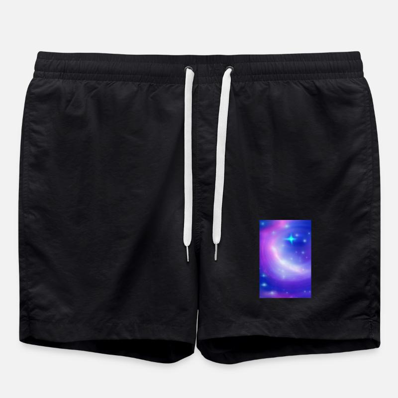 Galaxy Image - Swim Trunks - black