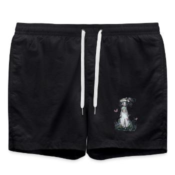 La Fiancée fantôme - Short de bain - noir - Devant - AI Model Male 185 light (185cm)