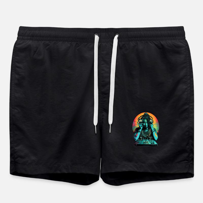 Goddess DJ - Swim Trunks - black