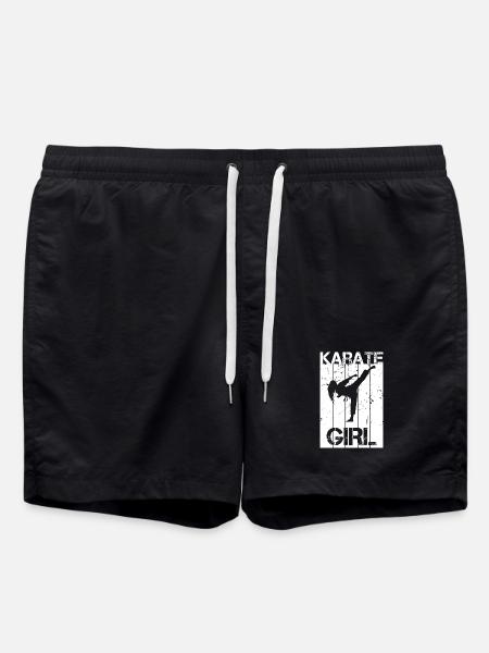Fille de karaté - Short de bain - noir