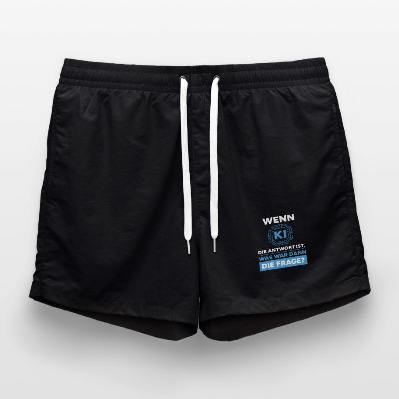 Artificial Intelligence Question Answer Saying Swim Trunks